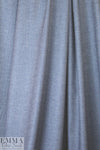 NY designer navy/silver wool blend herringbone suiting 1.25 yds