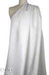hair canvas - light weight - white 2 yd