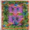 Italian 'hummingbird getaway' viscose chiffon panel