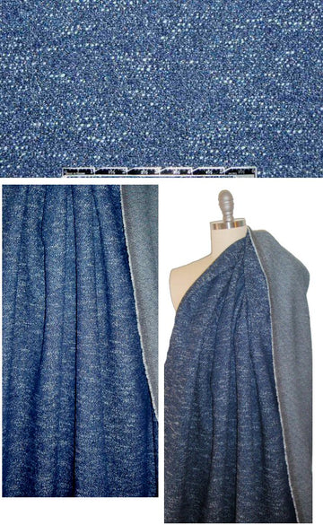 The0ry Italian cotton blend tweed woven - denim