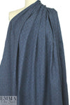 Japanese yarn-dye indigo checker weave cotton