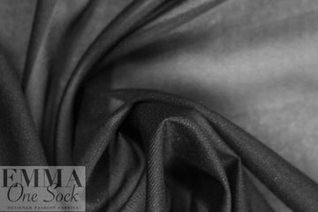lightweight woven fusible interfacing - black 1 yard