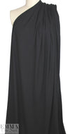 black supima cotton interlock knit, 215 GSM 1.5 yds