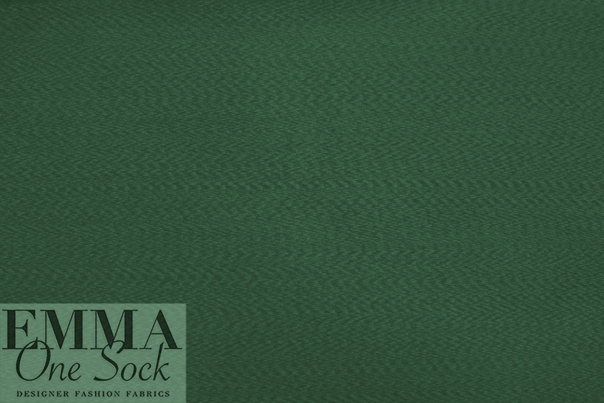 organic cotton GOTS 'flame' interlock' knit - pine 1.5 yd