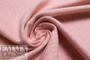 organic cotton GOTS 'flame' interlock' knit - peachy pink 1.75 yd