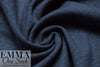 organic cotton GOTS 'flame' interlock' knit - indigo 1.75 yds