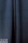 organic cotton GOTS 'flame' interlock' knit - indigo 1.75 yds