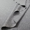 cotton/wool interlock lightweight sweater knit - heather gray .75 yds