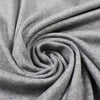 cotton/wool interlock lightweight sweater knit - heather gray 1.25 yds