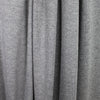 cotton/wool interlock lightweight sweater knit - heather gray .875 yds