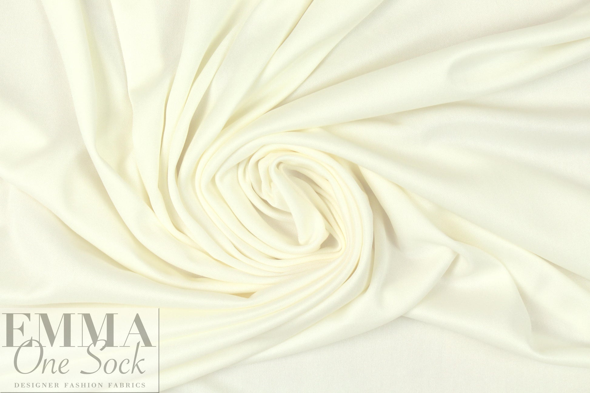 interlock knit 2-way stretch lining - creamy ivory 2 yd