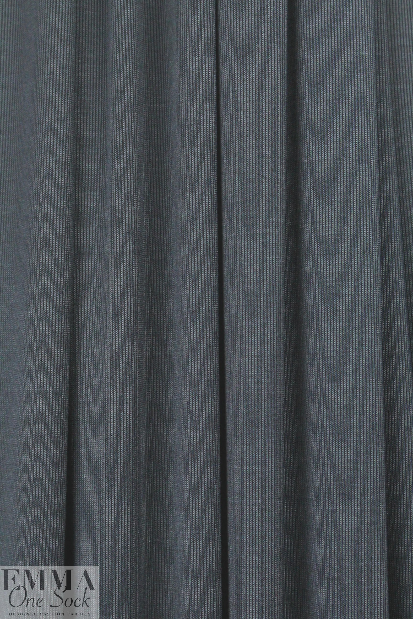 micro-modal interlock rib featherweight knit - steel