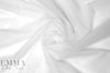sheer nylon mesh, no stretch - white