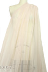 sheer nylon mesh, no stretch - light blush