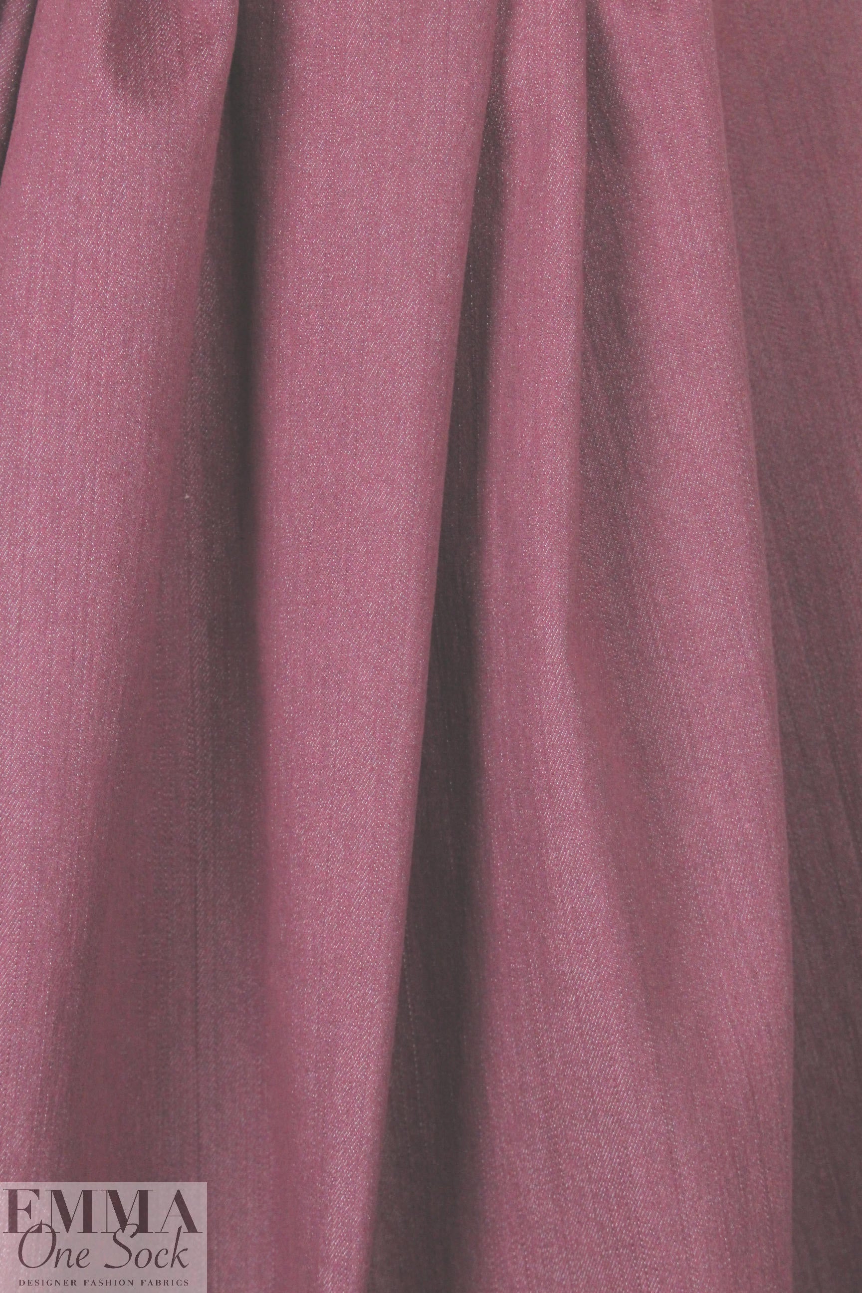 Italian stretch denim - heather rose