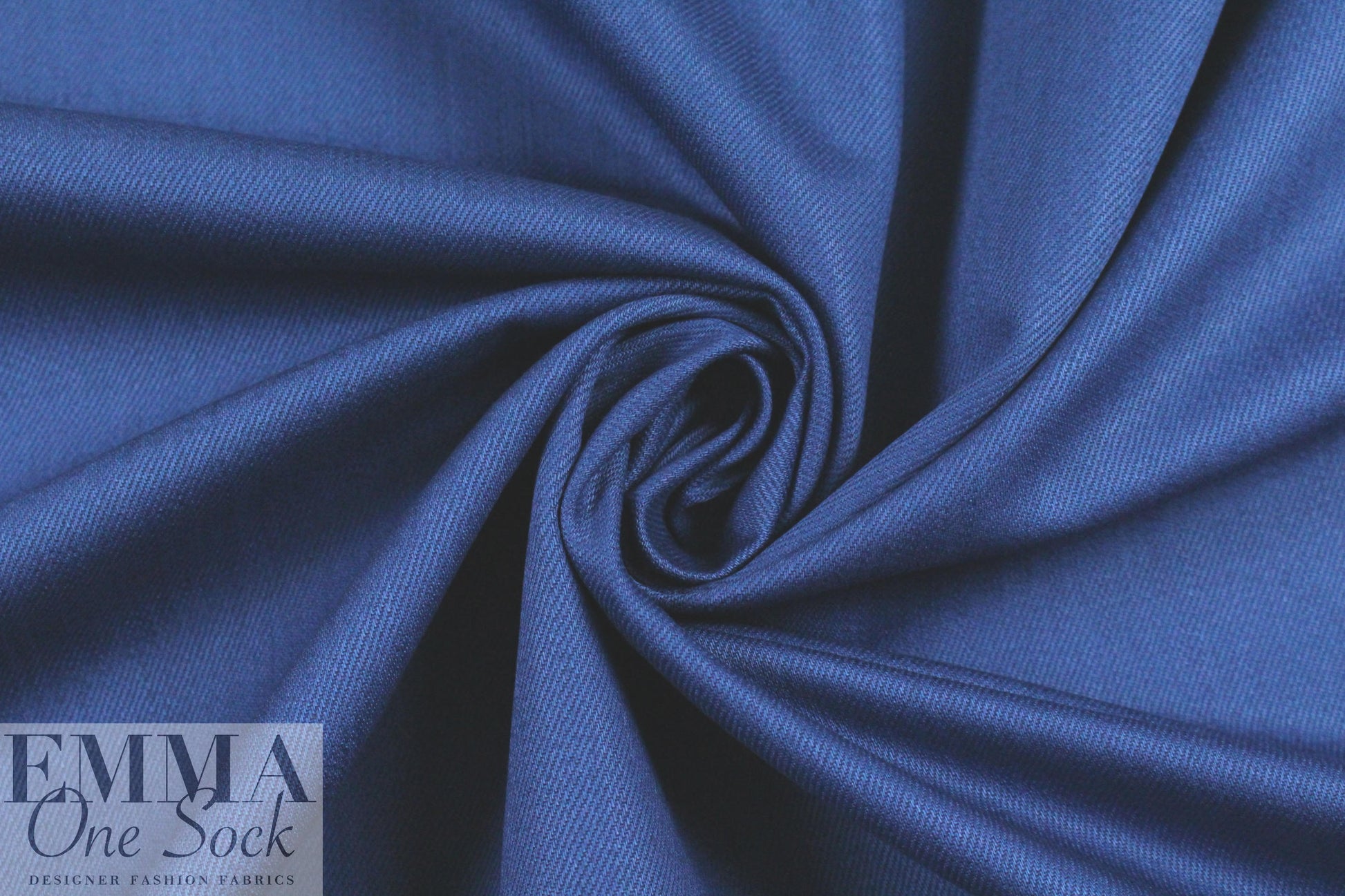 Diese1 high fashion no stretch heavy denim - royal 2.25 yd