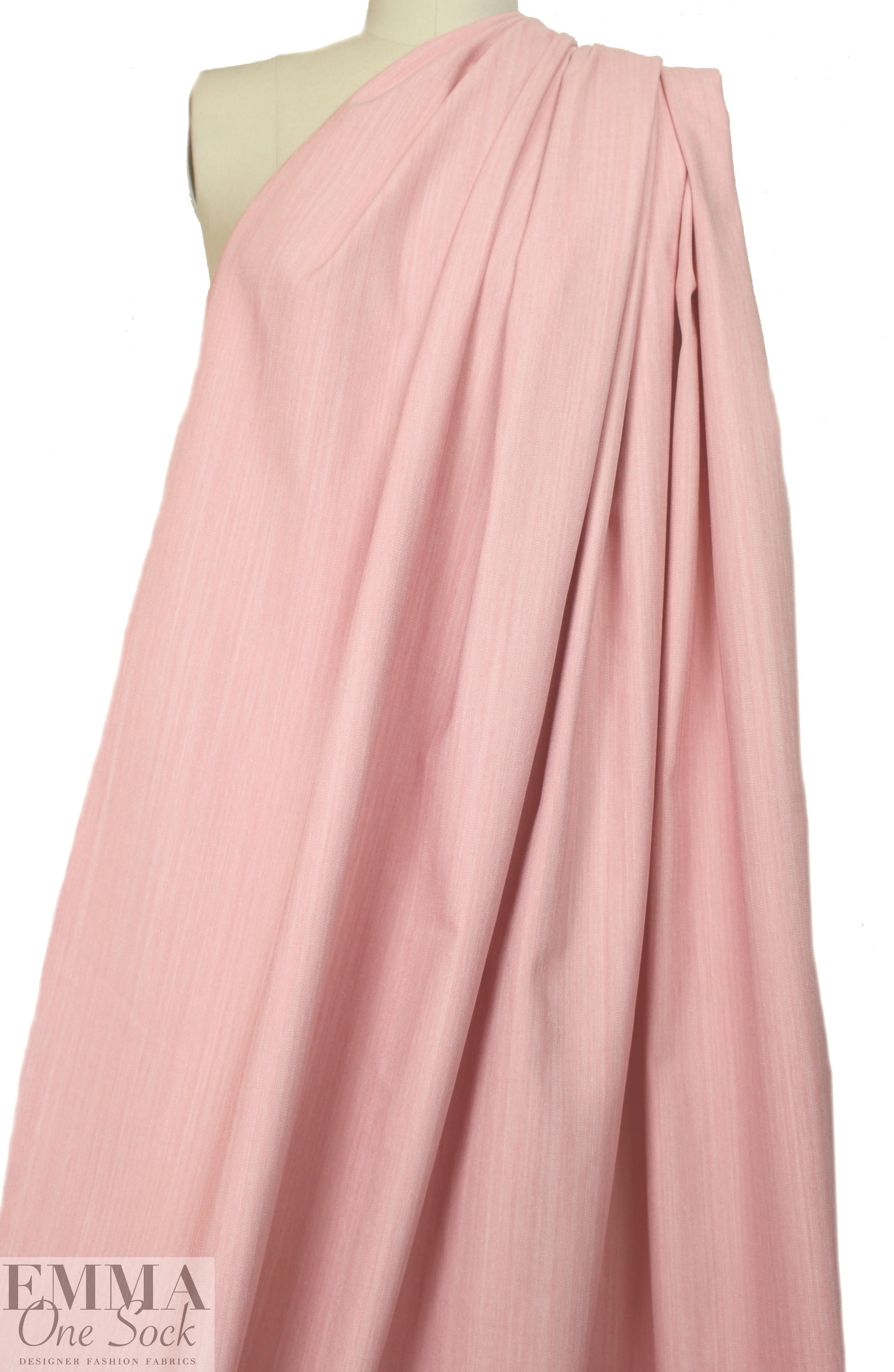 Italian stretch denim - pink blush *flaw*