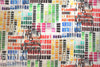 Italian digital viscose knit - color story, brights