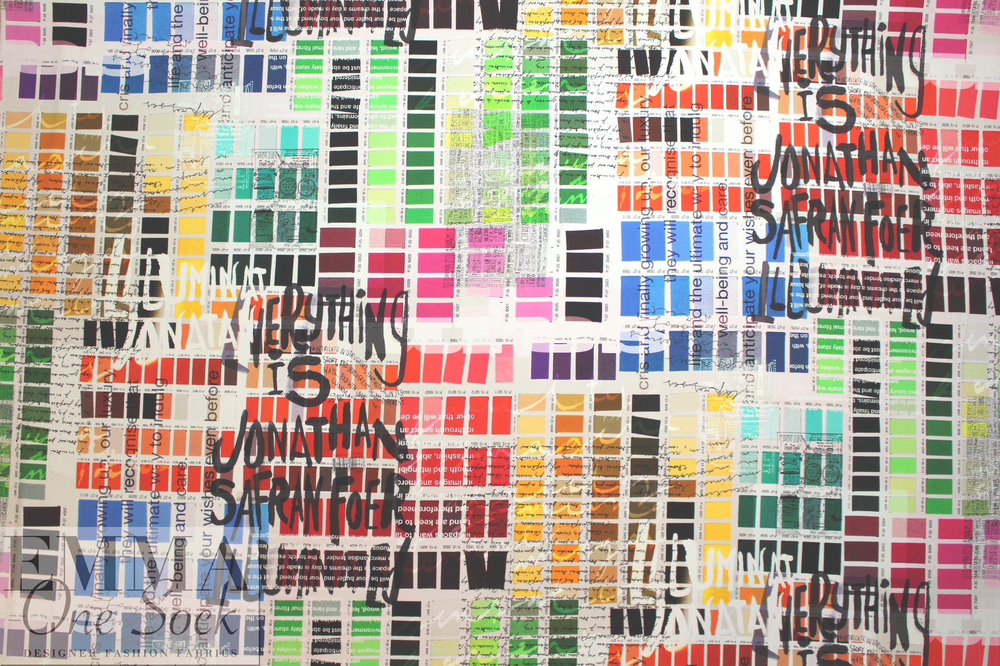 Italian digital viscose knit - color story, brights