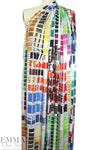 Italian digital viscose knit - color story, brights