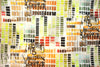 Italian digital viscose knit - color story, earth/spice