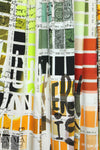Italian digital viscose knit - color story, earth/spice