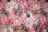 Italian digital viscose knit - painted blooms 1.875 yds