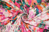 Italian digital viscose knit - painted blooms
