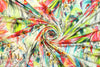 Italian digital viscose knit - floral sketch 1.75 yd