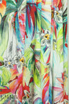 Italian digital viscose knit - floral sketch 1.75 yd