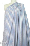 Italian colorful jacquard stripe shirting 1.75 yds