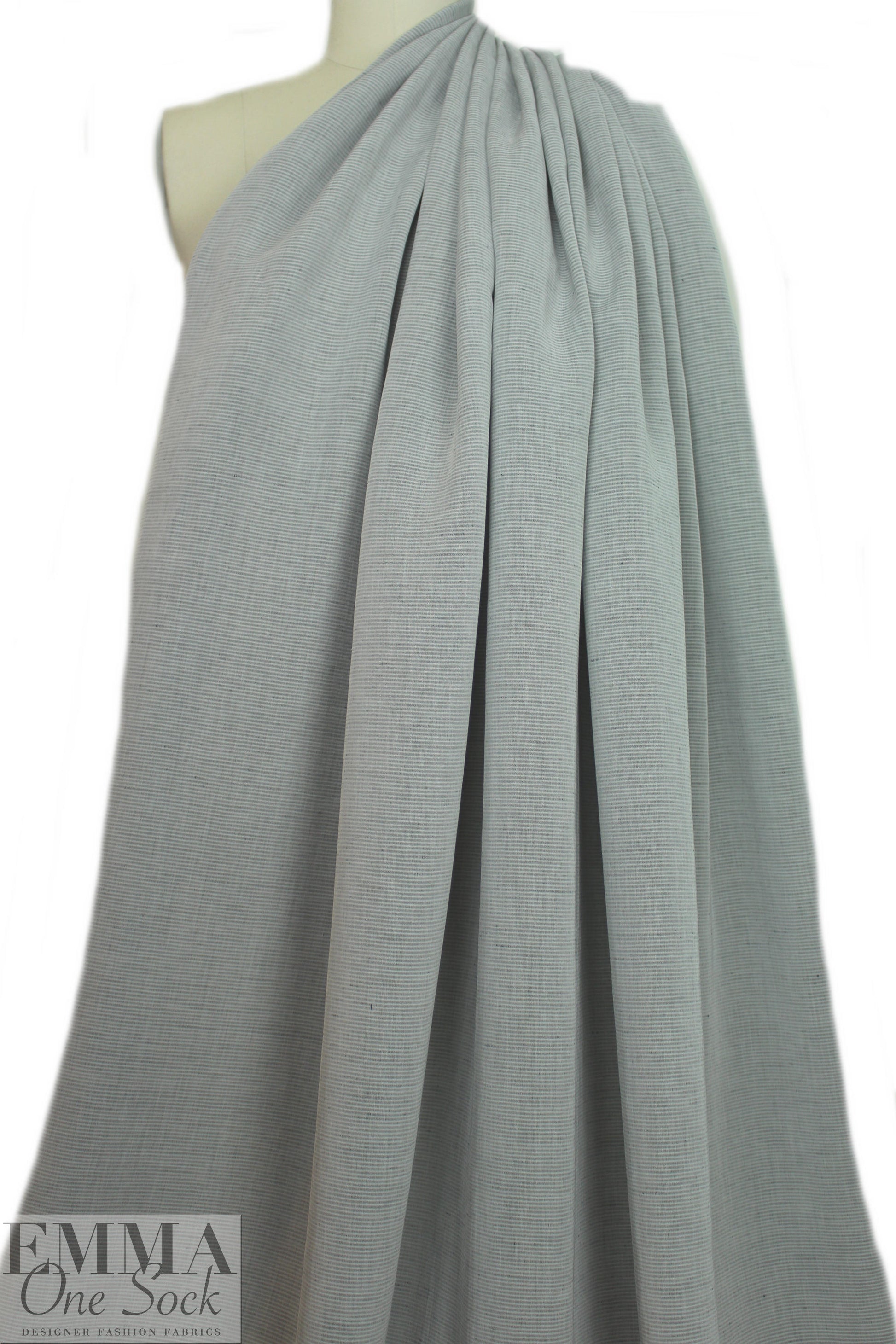 Dress to Ki11 Italian mini-stripe viscose woven 2 yd