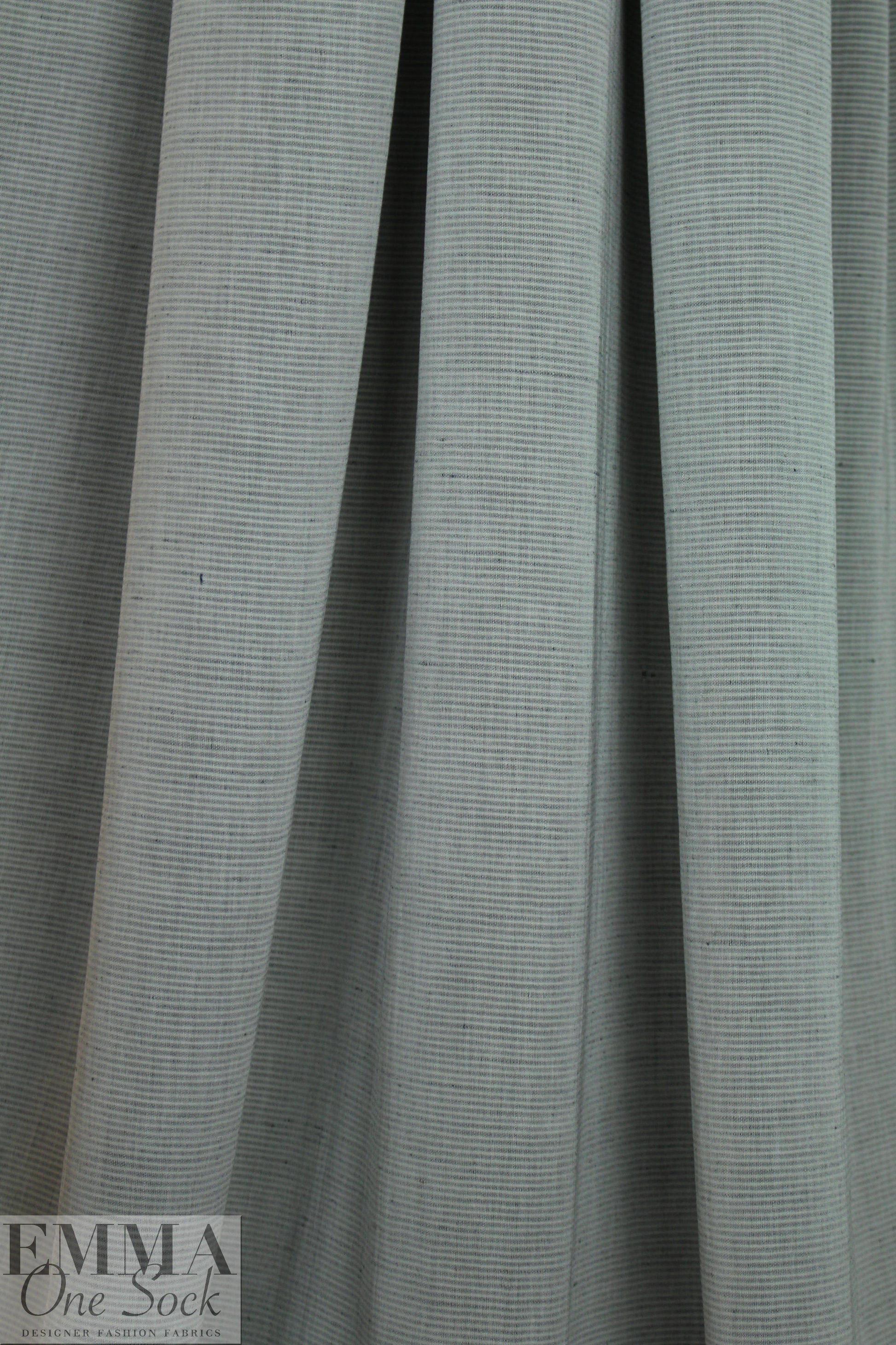 Dress to Ki11 Italian mini-stripe viscose woven 2 yd