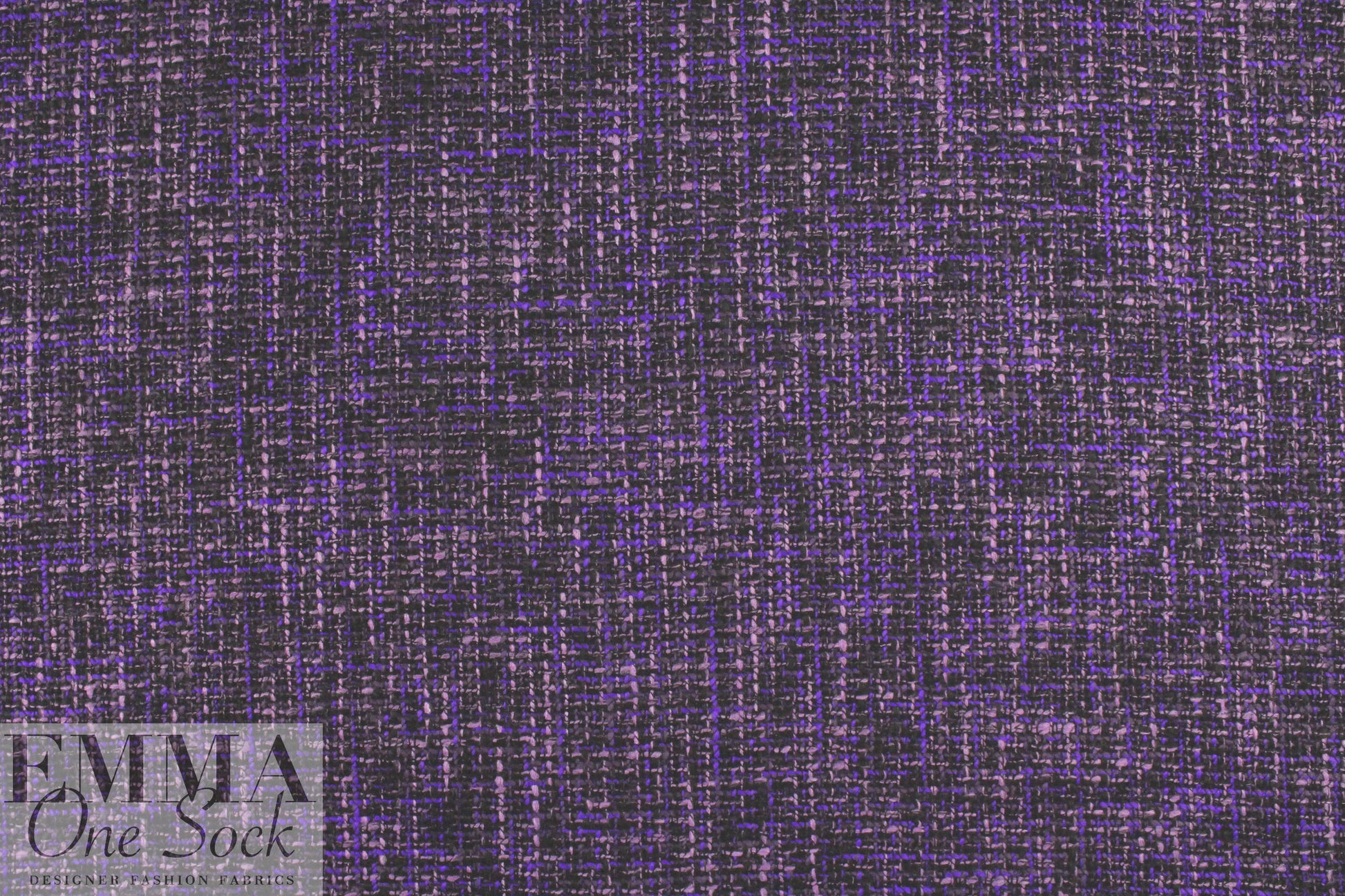 Italian grape/lilac tweed wool blend woven