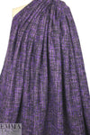 Italian grape/lilac tweed wool blend woven