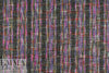 Italian purple/hot pink tweed wool blend woven