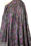 Italian purple/hot pink tweed wool blend woven