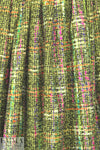 Italian kiwi/loden tweed wool blend woven