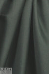 Italian silk/wool/linen blend twill - midnight forest 2 yd