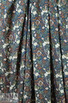 Italian autumn floral drapey viscose crepe woven 1.25 yds