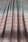 Italian 'dotty ombre' viscose challis - blush/gray 1.5 yds