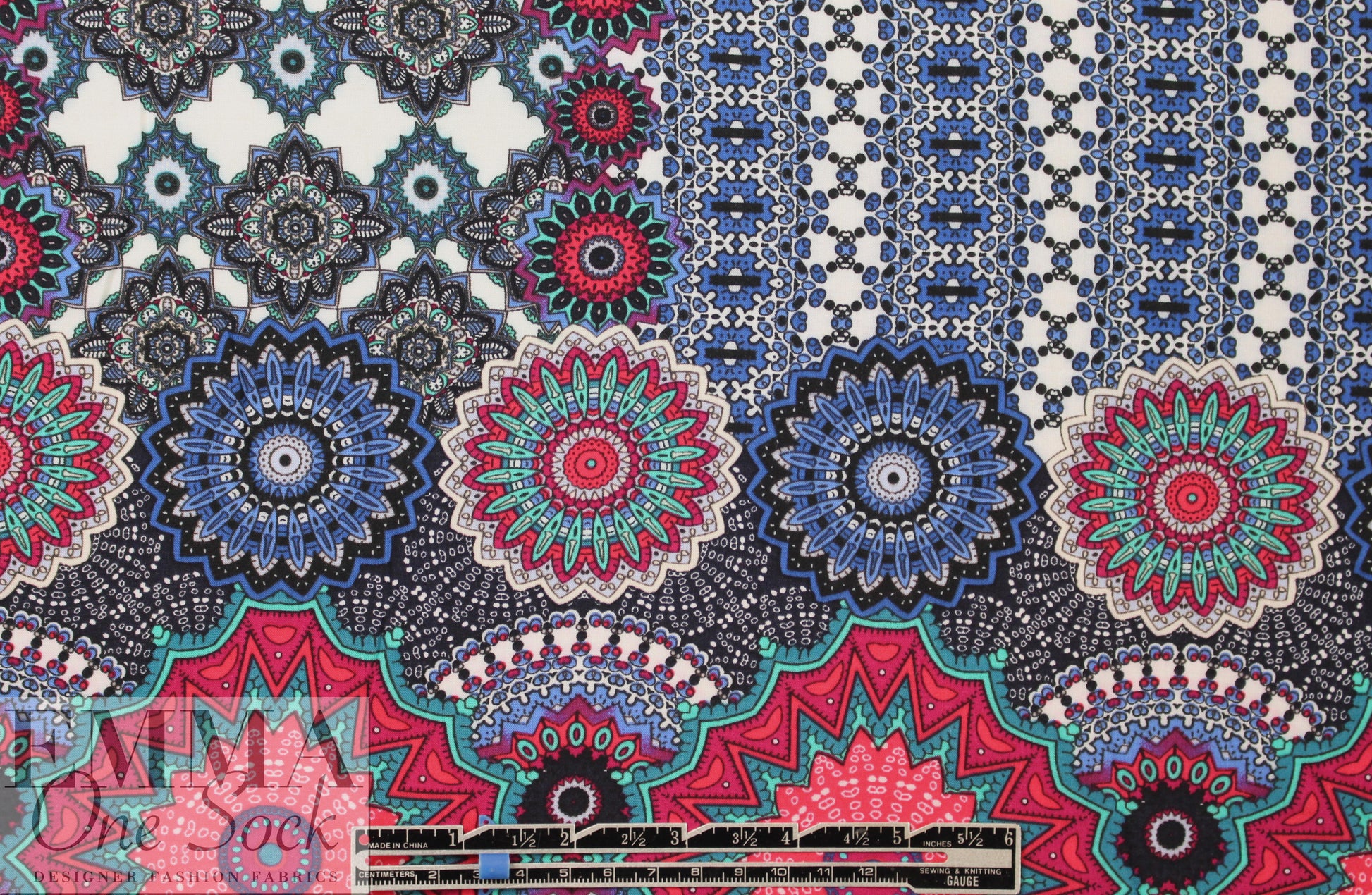 Italian 'istana' viscose woven panel