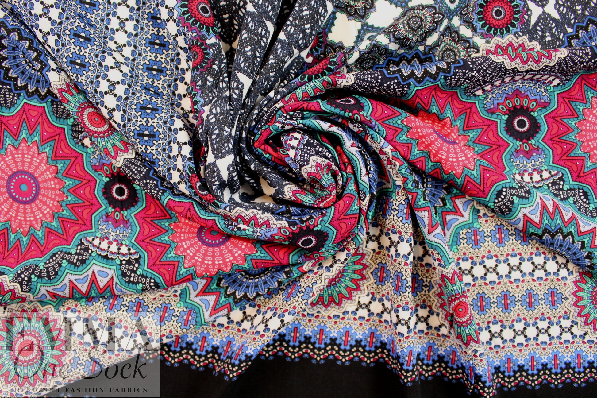 Italian 'istana' viscose woven panel 2 Panels