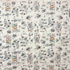 Johnny W@s 'quirky story' SILK quilted jacketwear .75 yds