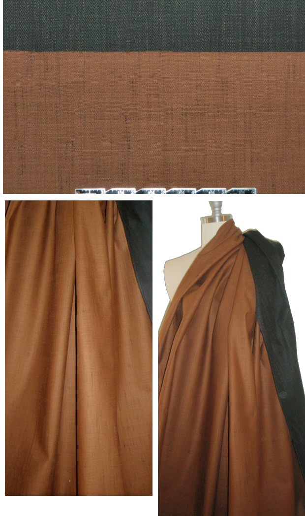 Italian cotton blend jacketwear - henna/black