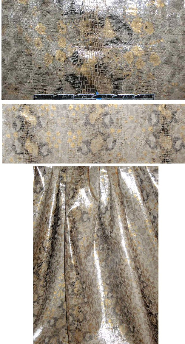 NY designer coated cotton reptile jacketwear