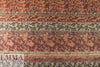 French brick/espresso stripey graphic cotton jacquard
