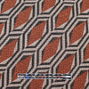 Gucc! vintage geometric metallic jacquard suiting 1 yard