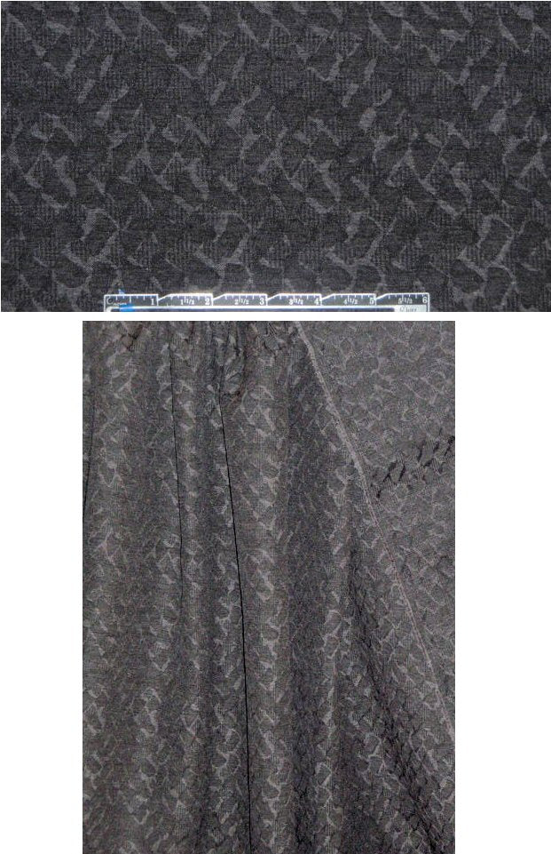 French rayon blend edgy graphic jacquard 1 yard