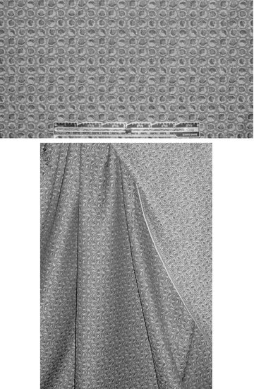 French shades of gray 'planet dot' jacquard